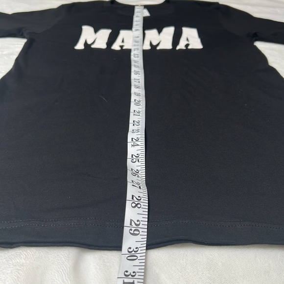 MAMA Heather Black T-shirt Graphic Tee Size S NWOT - Picture 5 of 7